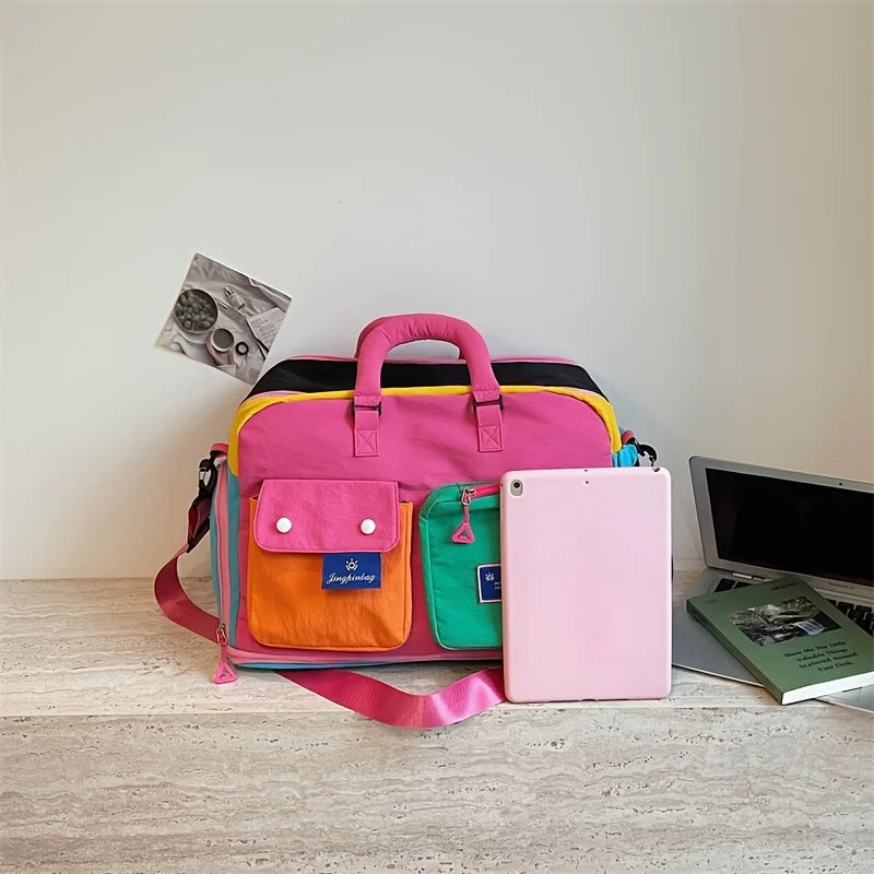[Travel Crossbody Bag]Portable Large Capacity Hand-held Bag，Suitable for Men & Women - Travel, Outings, Mountain Climbing