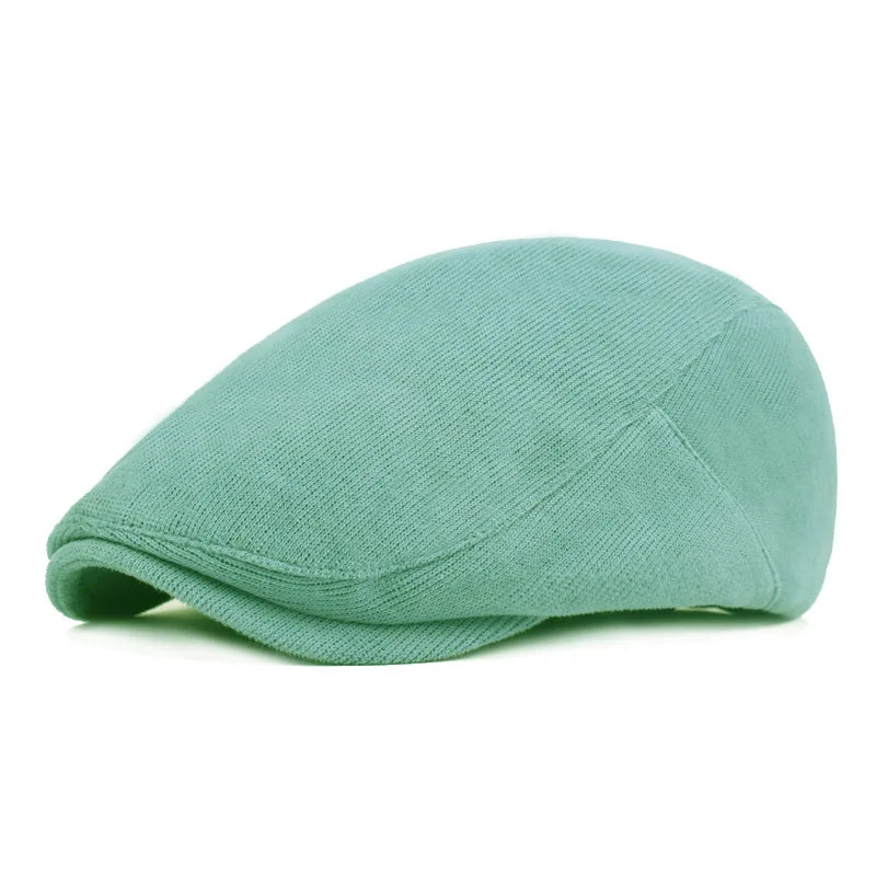 Literary and Artistic Youth Beret  Men and Women  Cap  Spring and Autumn Forward Hat  Fresh and Retro Hat Women's Cap Breathable