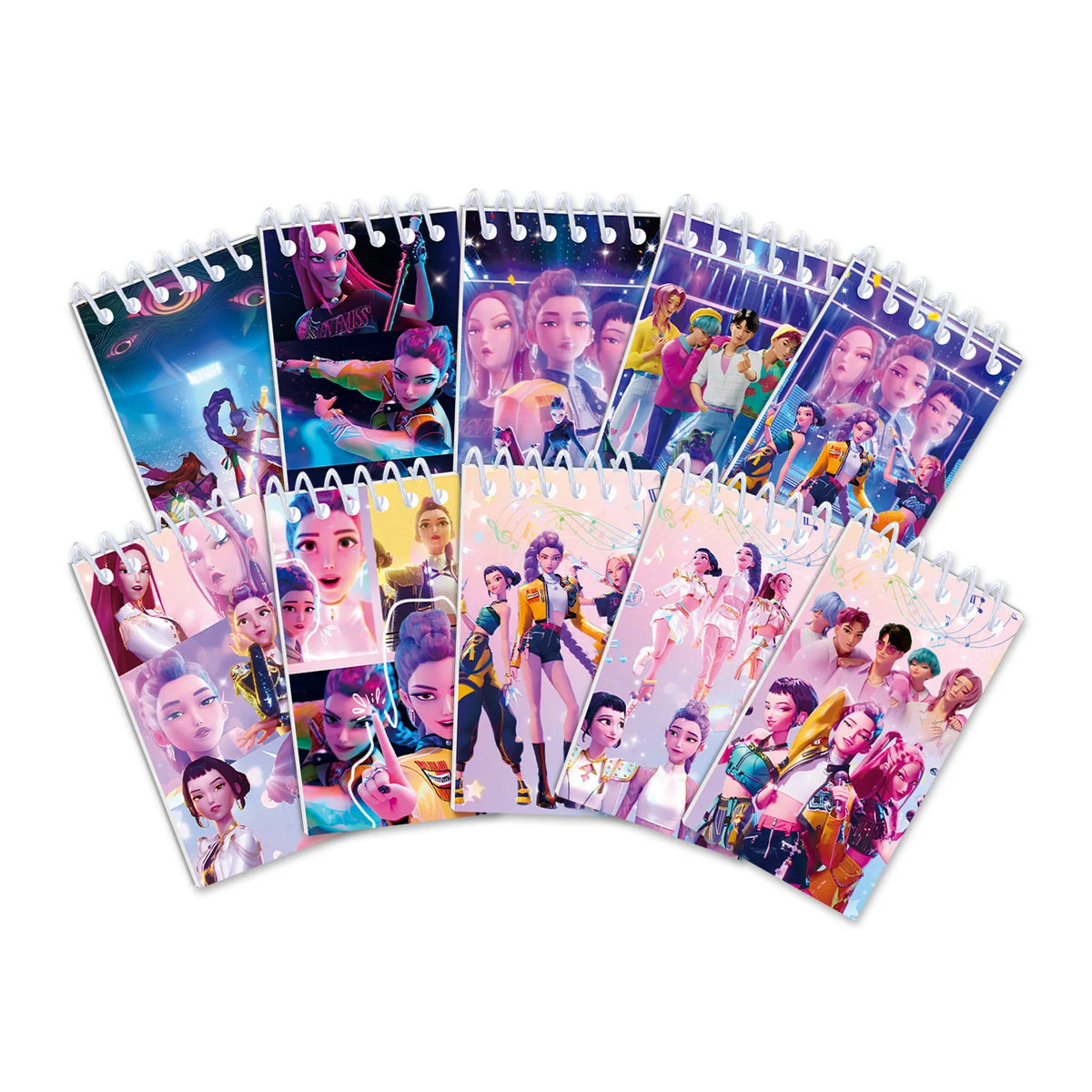 Stationery Set, Loose Leaf Notebook, Ballpoint Pen, Office Supplies, Student Classroom Supplies, Anime Party Favors, Gift for Ki