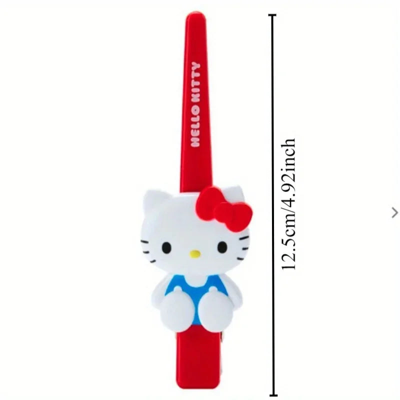 Sanrio Hairpins Pin My Melody Kuromi Cinnamoroll Y2K Hair Clip Cartoon Woman Clip Headdress Bangs Clips Cute Hair Accessories