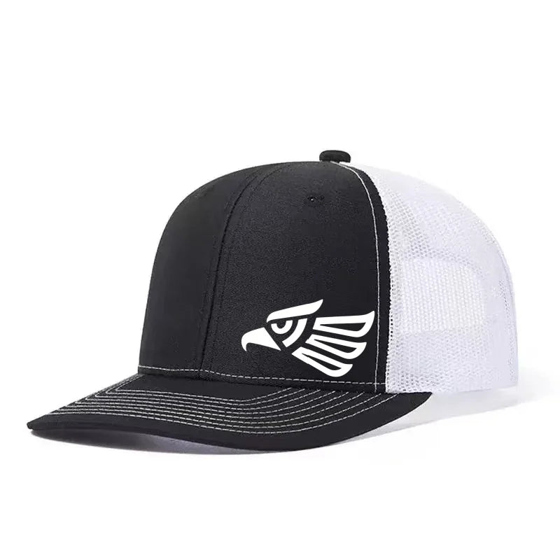 Mexican Eagle Printed Adjustable Baseball Cap Classic Snapback Dad Hat Breathable Trucker Mesh Hat Golf Fishing Outdoor Sun Cap