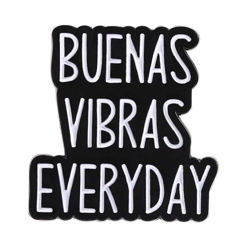 Spanish Latina Quote Enamel Pins Antes Muerta Que Sencilla Ojo de Loca No Se Equivoca Metal Brooches Lapel Badge Jewelry Gifts