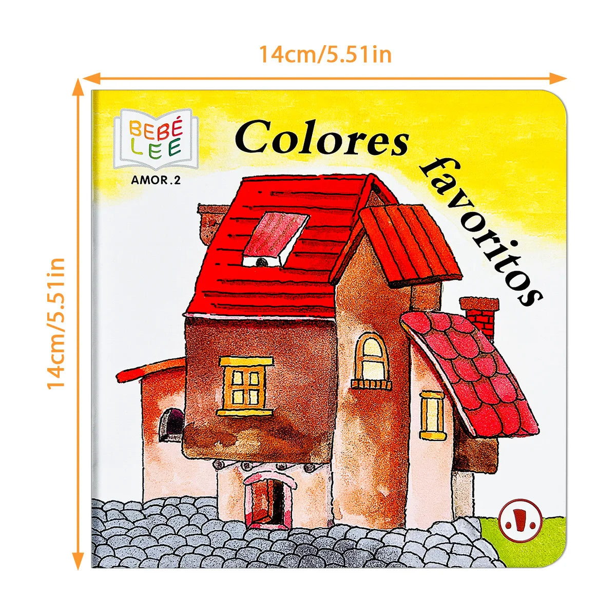 Ten Spanish storybooks: Mini storybooks to expand vocabulary and imagination. School supplies. birthday gift