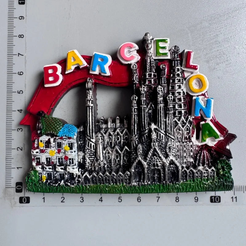 Spain Fridge Magnets Bullfighting flamenco dancers Barcelona ESPANA Tourist Souvenirs Magnetic Stickers Home Decoration Gifts
