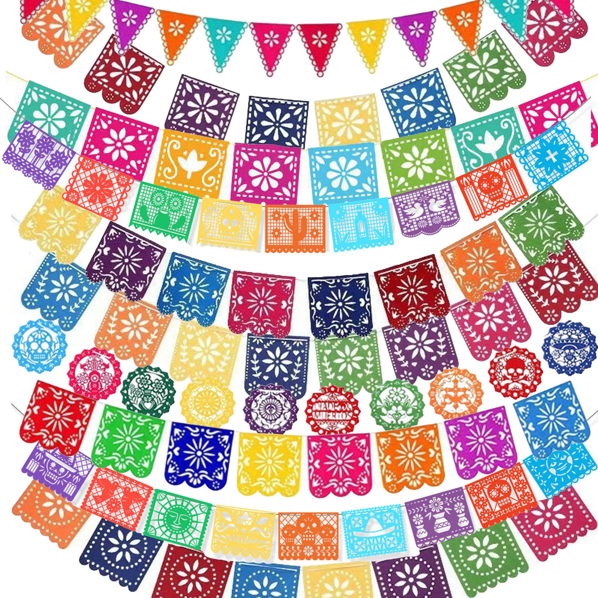 Fiesta Party Decorations Banner Mexican Decorations Banner, Mexican Themed Party Decorations,Cinco de Mayo Party Decoratio
