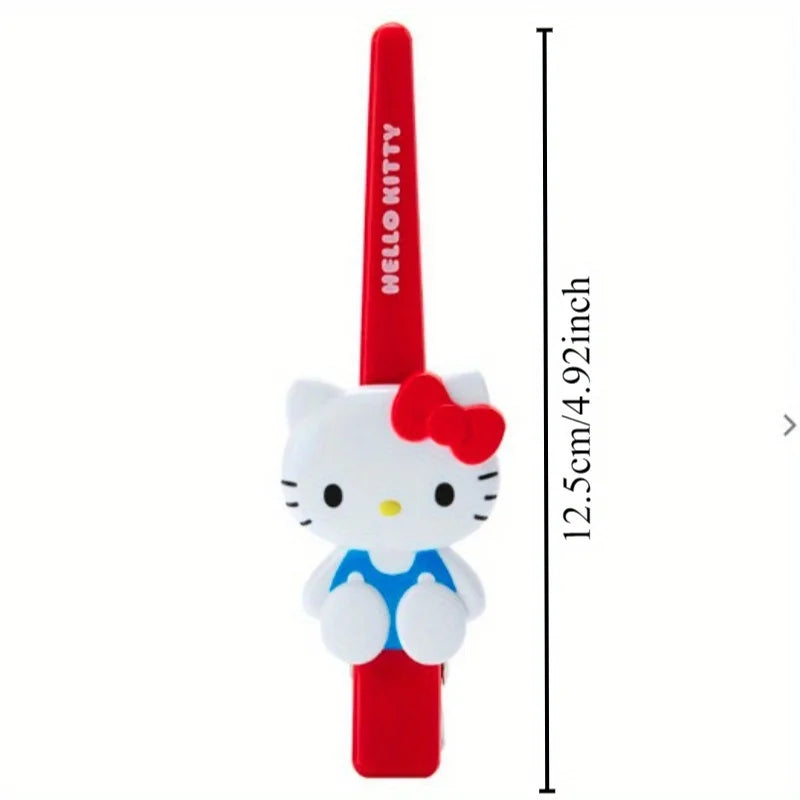 Sanrio Hairpins Pin My Melody Kuromi Cinnamoroll Y2K Hair Clip Cartoon Woman Clip Headdress Bangs Clips Cute Hair Accessories