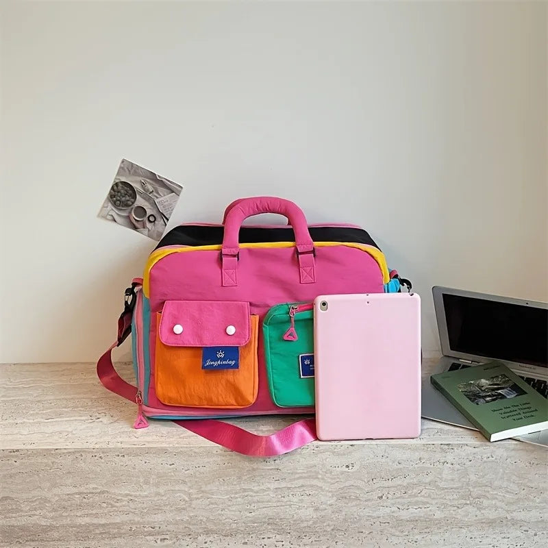 [Travel Crossbody Bag]Portable Large Capacity Hand-held Bag，Suitable for Men & Women - Travel, Outings, Mountain Climbing