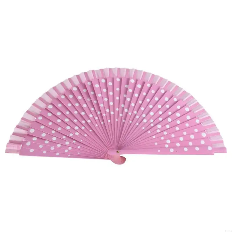 L43A Flamenco Spanish Folding Hand Fan Fan for Dance Parties Wedding Decorations