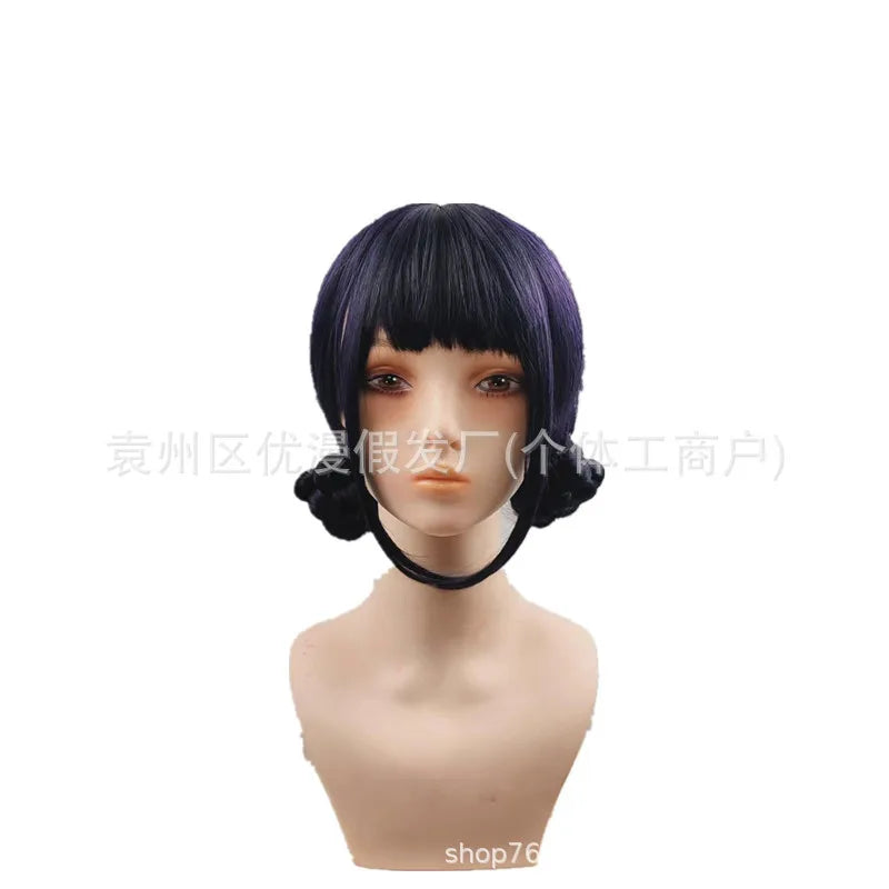 Animated Movie K-Pop Hunter Zoey Rumi Mira Cosplay Wig Halloween Female Rose Purple Heat-resistant Synthetic Fiber Wig Prop