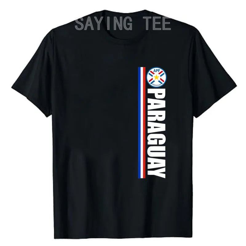 Paraguayan Football Camiseta Bandera De Paraguay Souvenir T-Shirt Y2k Soccer Saying Tee Humor Football Game Sportswear Clothes
