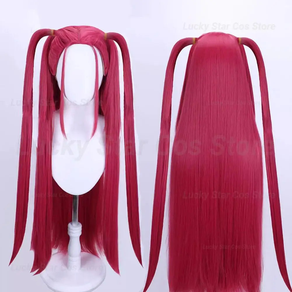 Animated Movie K-Pop Hunter Zoey Rumi Mira Cosplay Wig Halloween Female Rose Purple Heat-resistant Synthetic Fiber Wig Prop