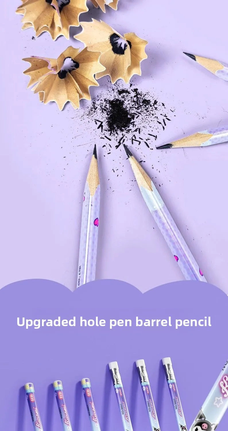Cinnamoroll Pencil Triangular  Comfort Grip Stationery cute Cartoon Character Smooth Writing Durable Sketching Gift for Students