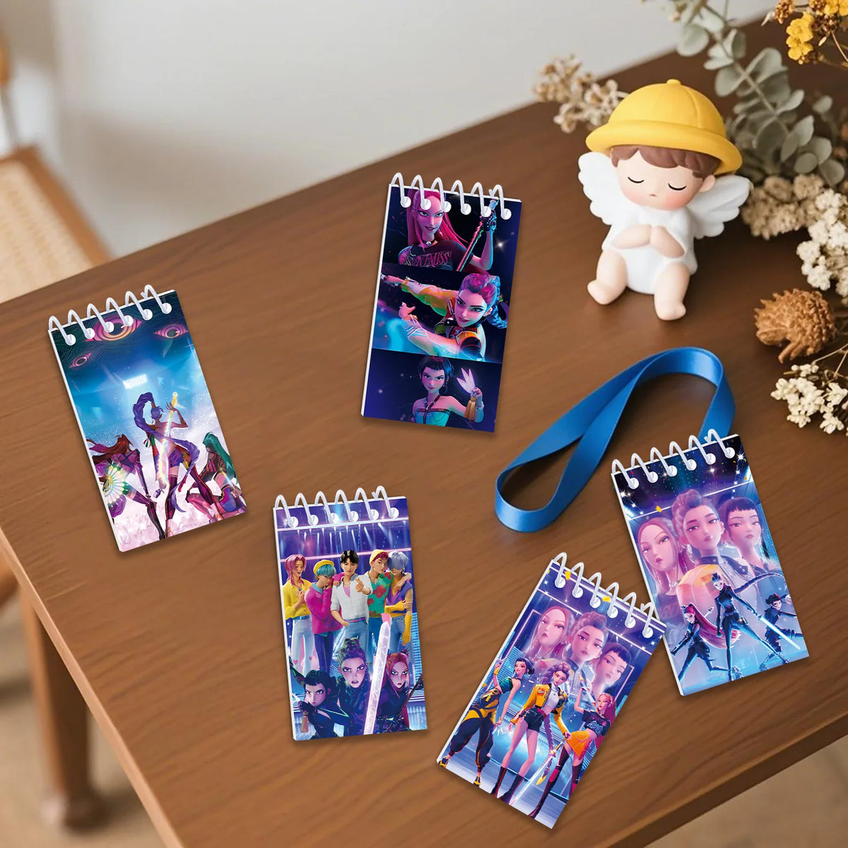 Stationery Set, Loose Leaf Notebook, Ballpoint Pen, Office Supplies, Student Classroom Supplies, Anime Party Favors, Gift for Ki