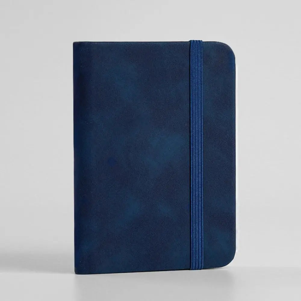School Stationery Portable A7 Notebook Pocket Writing Paper Mini Notepad Memo Pad PU Cover Diary Book Office Supplies