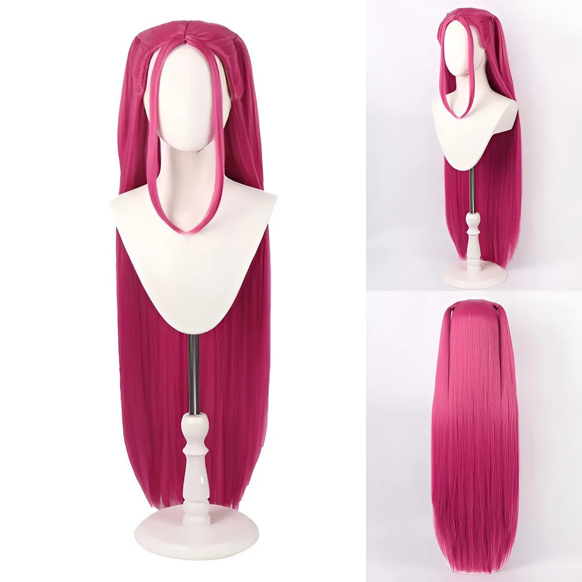 Animated Movie K-Pop Hunter Zoey Rumi Mira Cosplay Wig Halloween Female Rose Purple Heat-resistant Synthetic Fiber Wig Prop
