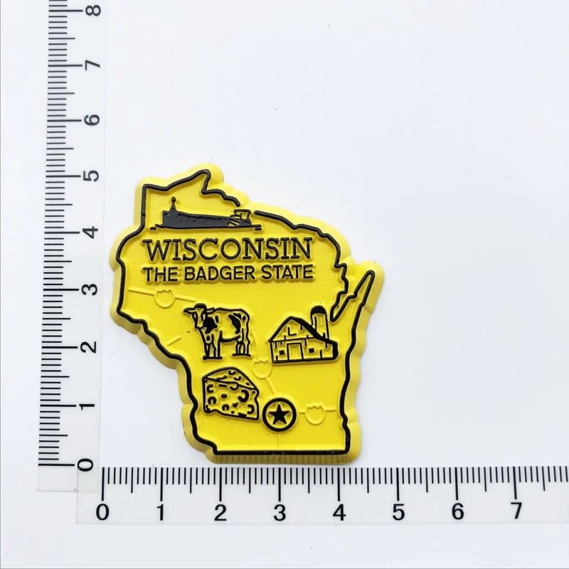 America Puzzle Map Fridge Magnet US State Montana Nevada New Mexico Virginia Wyoming IOWA Georgia New Jersey ARIZONA
