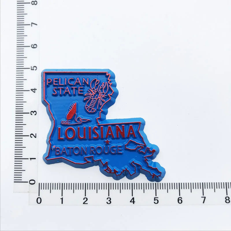 America Puzzle Map Fridge Magnet US State Montana Nevada New Mexico Virginia Wyoming IOWA Georgia New Jersey ARIZONA