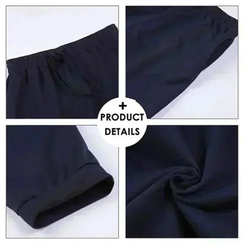 Mens Los Angeles Print Joggers Casual Streetwear Sweatpants Hip Hop Elastic Waist Sports Trousers