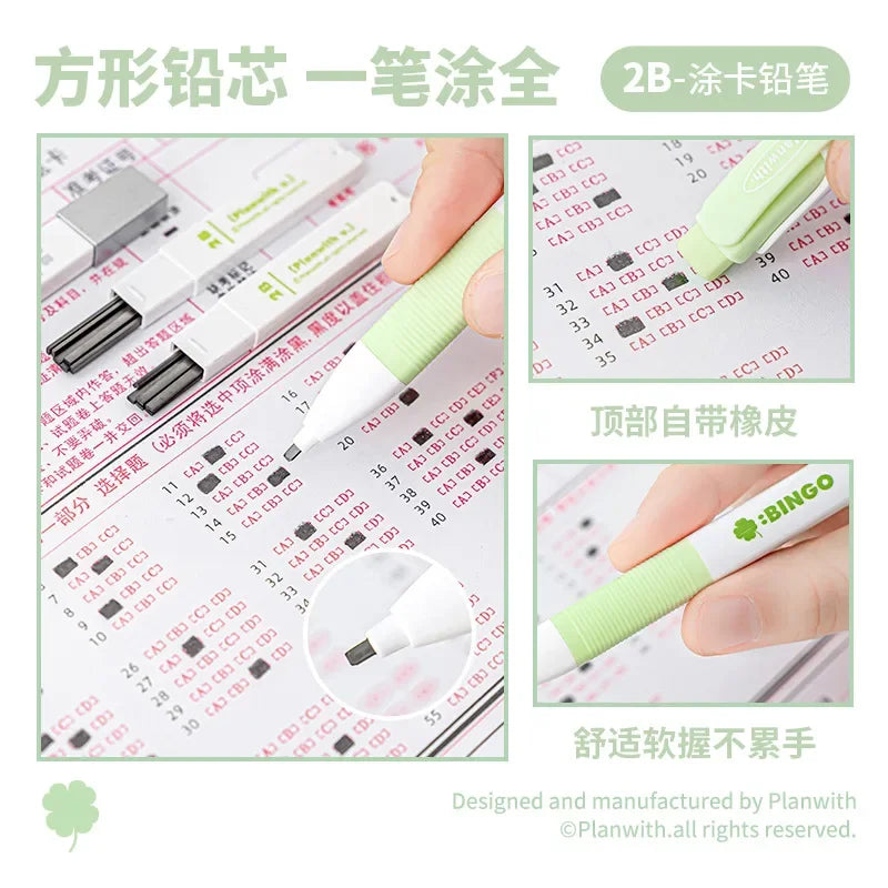 6pcs Exam Stationery Set for Students, Includes 2B Pencil, Eraser, Ruler, Gel Pens,Designed for Exams,School Supplies