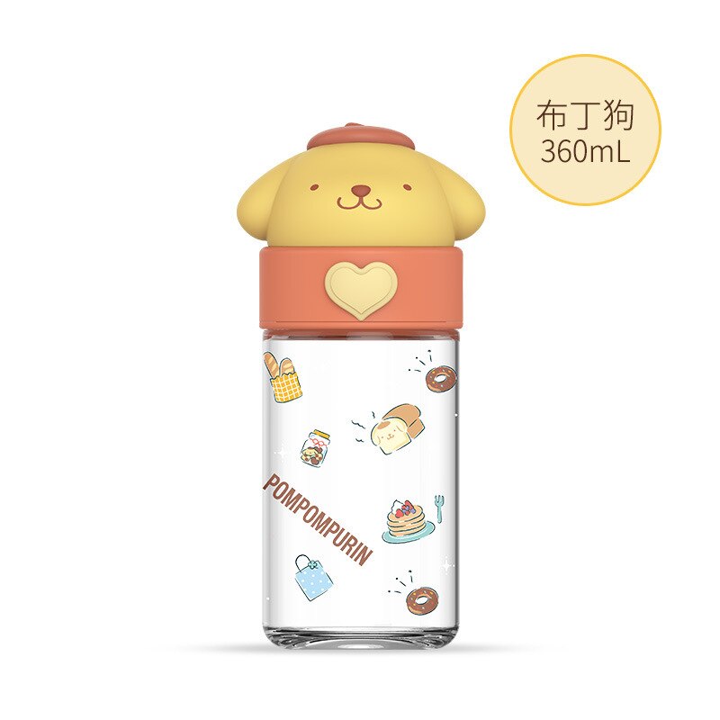 350ML Sanrio Cinnamoroll Anime Kuromi Melody Thermos Mug Cartoon Kawaii Sports Water Bottle Coffee Cup Kids Water Bottle Gift