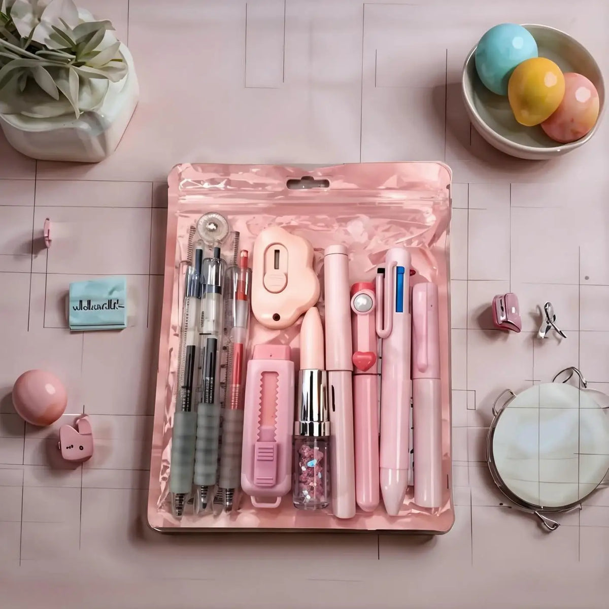 11-in-1 Student Stationery Set Back To School Materials Useful Study Supplies