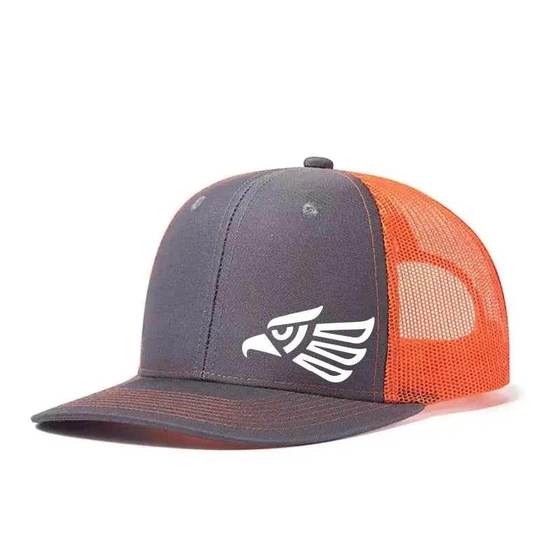 Mexican Eagle Printed Adjustable Baseball Cap Classic Snapback Dad Hat Breathable Trucker Mesh Hat Golf Fishing Outdoor Sun Cap