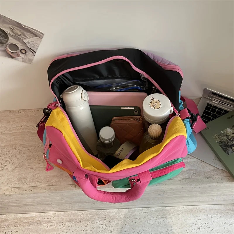 [Travel Crossbody Bag]Portable Large Capacity Hand-held Bag，Suitable for Men & Women - Travel, Outings, Mountain Climbing