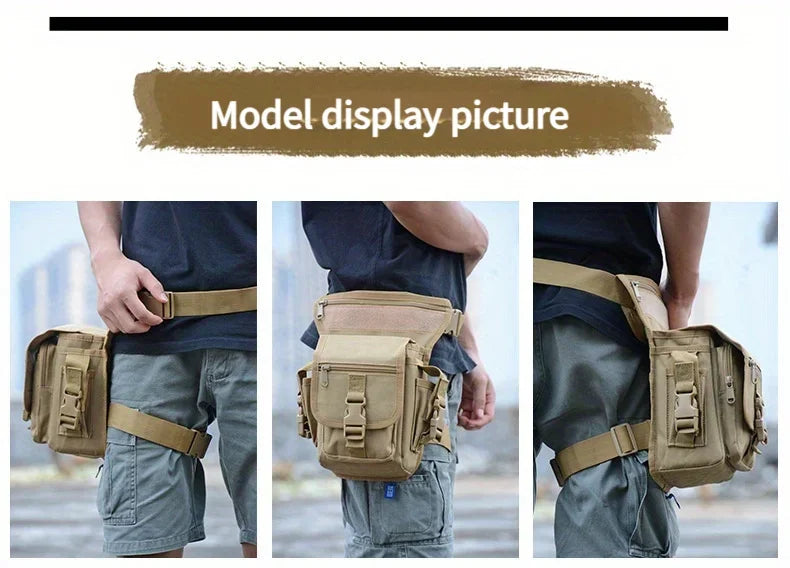 Waist Bag Motorcycle Drop Leg Bag for Man Woman Outdoor Waterproof Fanny Pack Multifunction Adjustable Belt Moto & Biker Bags