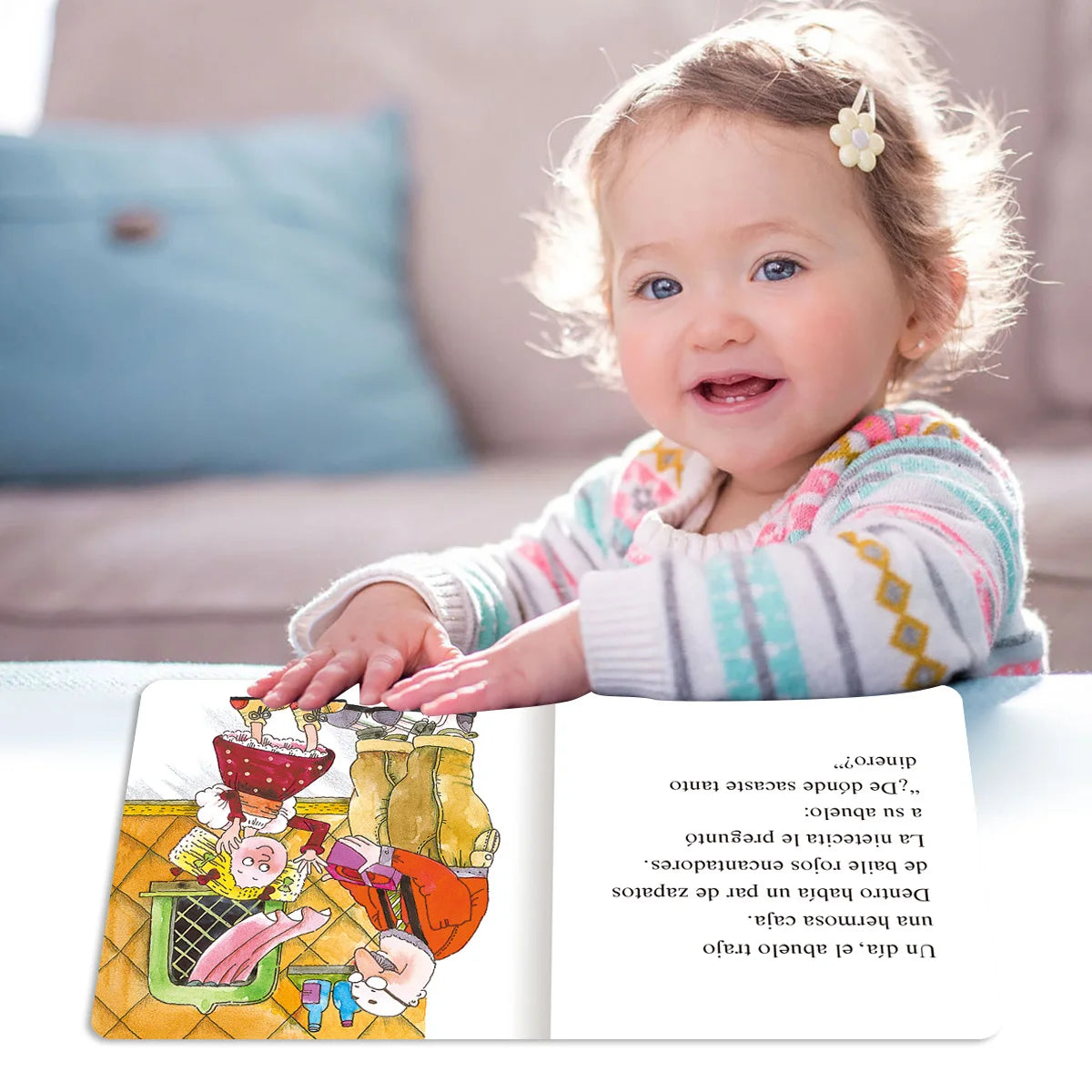 Ten Spanish storybooks: Mini storybooks to expand vocabulary and imagination. School supplies. birthday gift