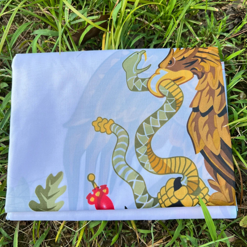 Mexico National Flag 90X150cm Polyester Hanging Printed Mex Mx Mexican National Flags Mexicanos Banner For Decoration
