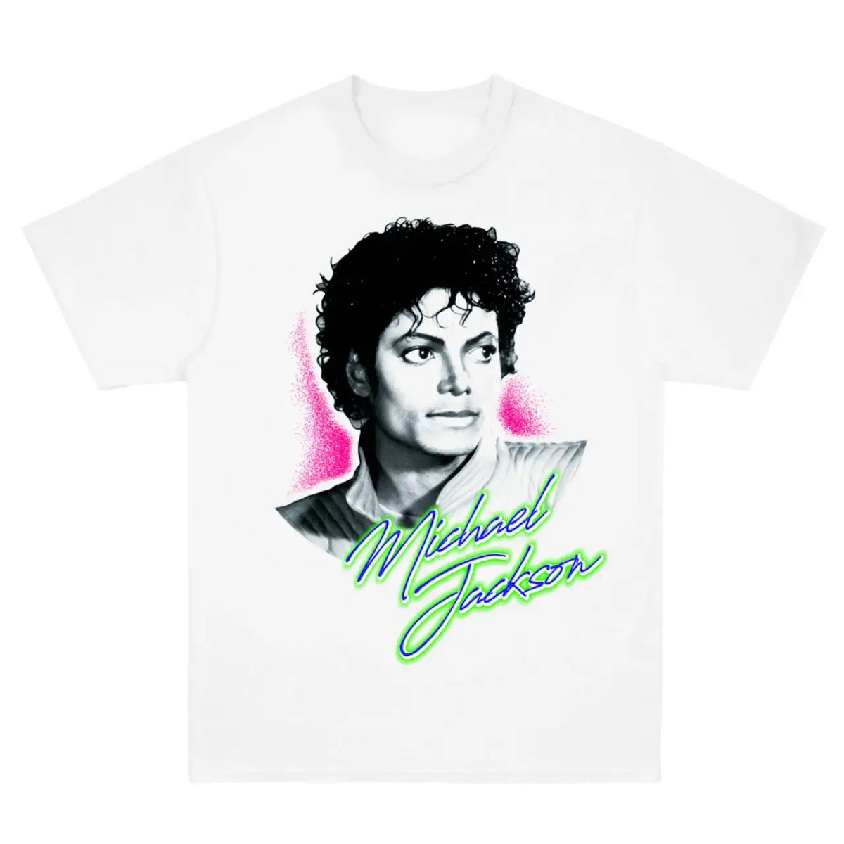 Michael Jackson Michael Jackson American Vintage High Street Trend Men's Oversize T-Shirt Mens Women's T Shirts
