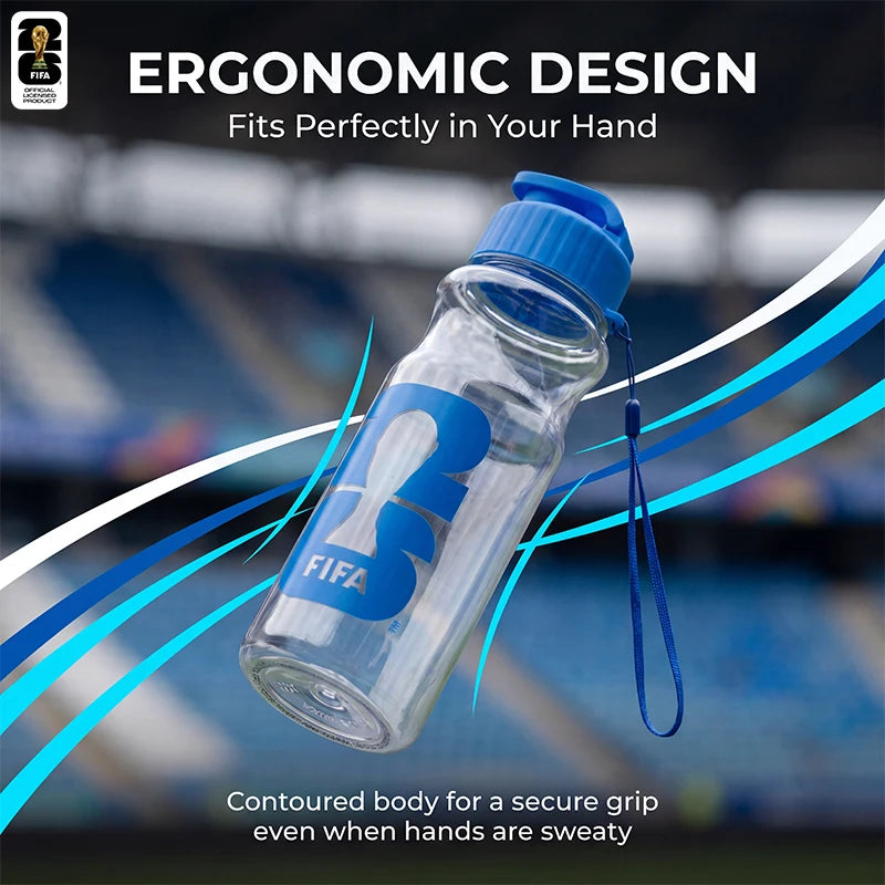 Official FIFA 2026 Authorized Sports Water Bottle, Safe BPA Free Food Grade Plastic Portable Sports Cup, World Cup Peripherals