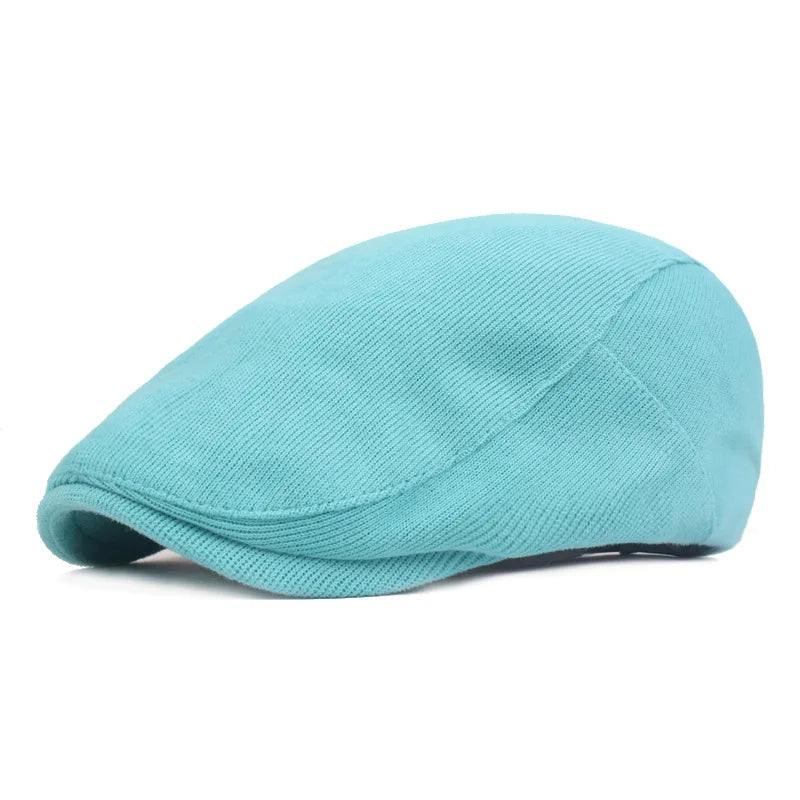 Literary and Artistic Youth Beret  Men and Women  Cap  Spring and Autumn Forward Hat  Fresh and Retro Hat Women's Cap Breathable