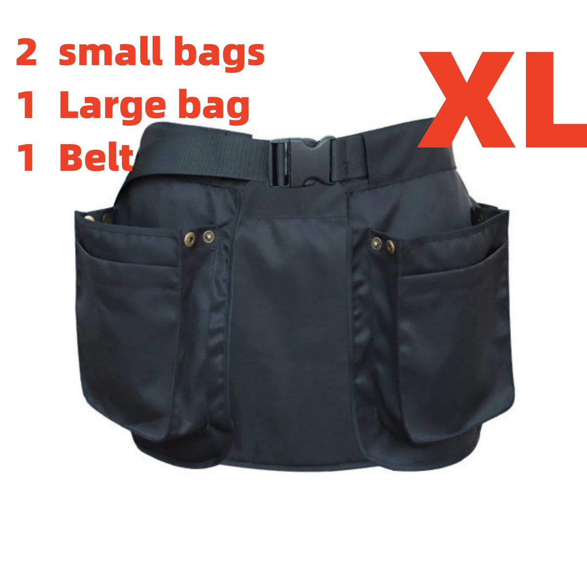 Outdoor Hiking Mountaineering Bag Multifunctional Multi-Pocket Bag Canvas Apron Ins Bag Function Bag Large Capacity Waist Pack
