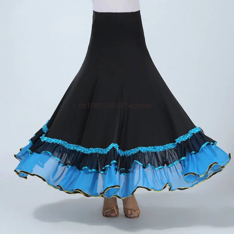 Flamenco Dress Spanish Dance Costume Classic Gypsy Dance Outfits for Women Swing Skirts Bullfight Ballroom Belly Performance