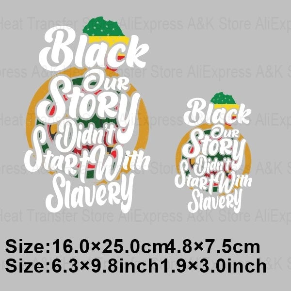 Black History Month Clothes Decals Proude Afro Man Heat Transfers Iron Patches Diy Washable Appliques Heat Press Printing