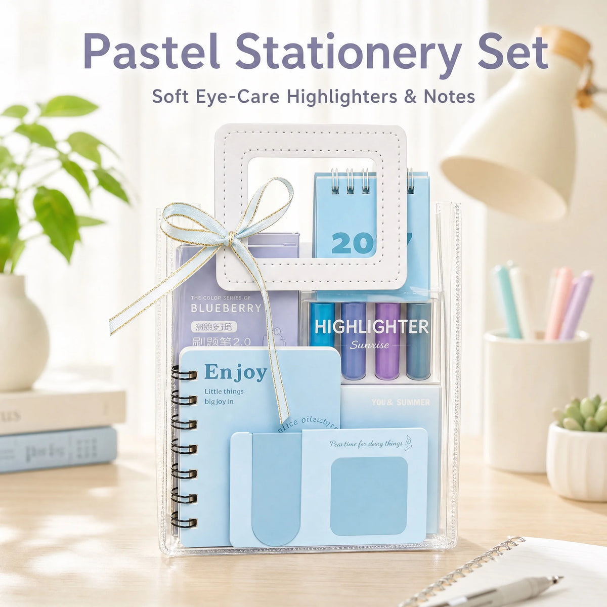 Morandi Stationery Set, Aesthetic Student School Supplies, Back To School Gift, Birthday & Party Favor Present for Teen Students