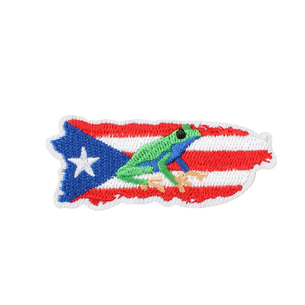 Puerto Rico Embroidered Patch Clothing Decoration Iron On Sewing Badge for Festival Drumming