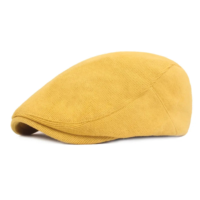 Literary and Artistic Youth Beret  Men and Women  Cap  Spring and Autumn Forward Hat  Fresh and Retro Hat Women's Cap Breathable
