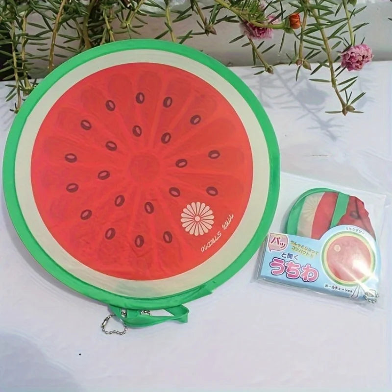 Folding Fan, Round Portable Handheld Summer Fan, Suitable for Daily, Party, Wedding, Family,Outdoor Concert,Personal Decoration