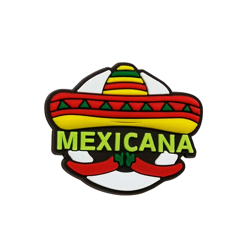 1–36PCS Shoe Charms Mexican Style Accessories,Mexican Snack-Themed Charms for Shoes,Map Food Truck Sandal Decorations