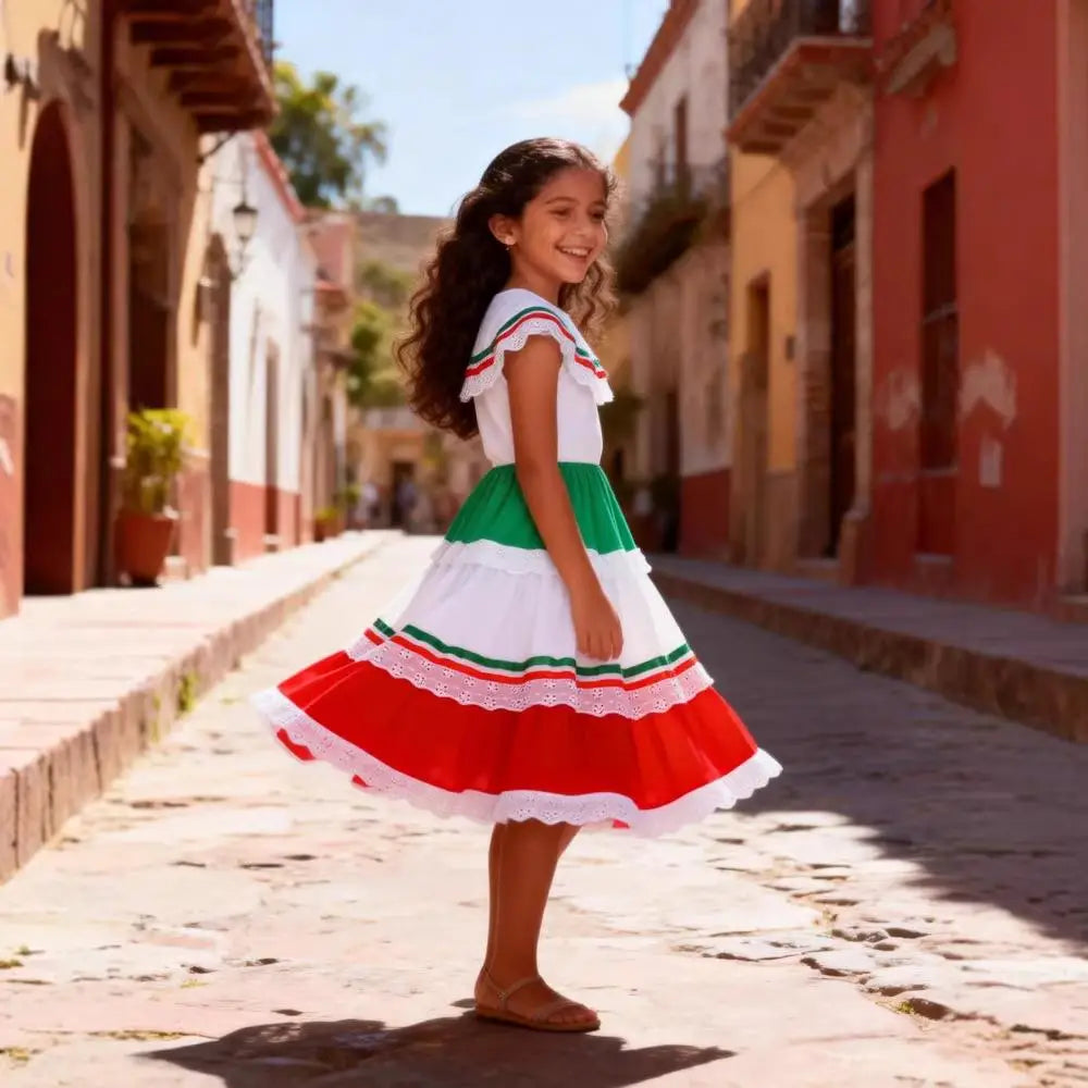 Mexican Dresses Traditional Style Mexican Style Clothing Dress Birthday Party Traditional Cultural Celebration Carnival Dresses