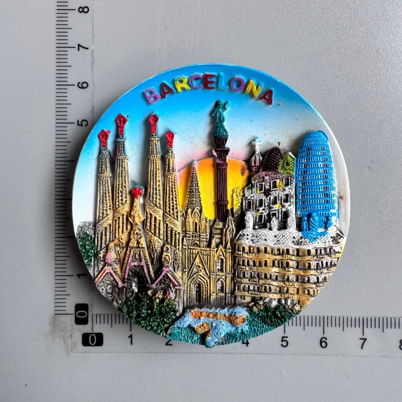 Spain Fridge Magnets Bullfighting flamenco dancers Barcelona ESPANA Tourist Souvenirs Magnetic Stickers Home Decoration Gifts