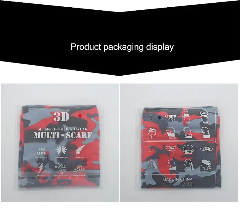 Ourdoor Cycling Hiking Camping Hunting Running Neck Tube Scarf Bandana Bike Motorcycle Face Mask Bandana Magic Scarf