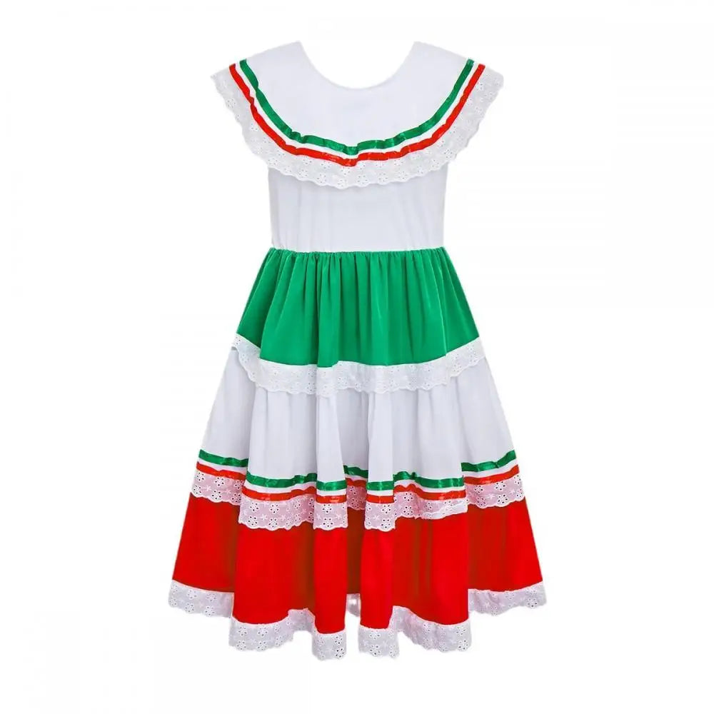 Mexican Dresses Traditional Style Mexican Style Clothing Dress Birthday Party Traditional Cultural Celebration Carnival Dresses