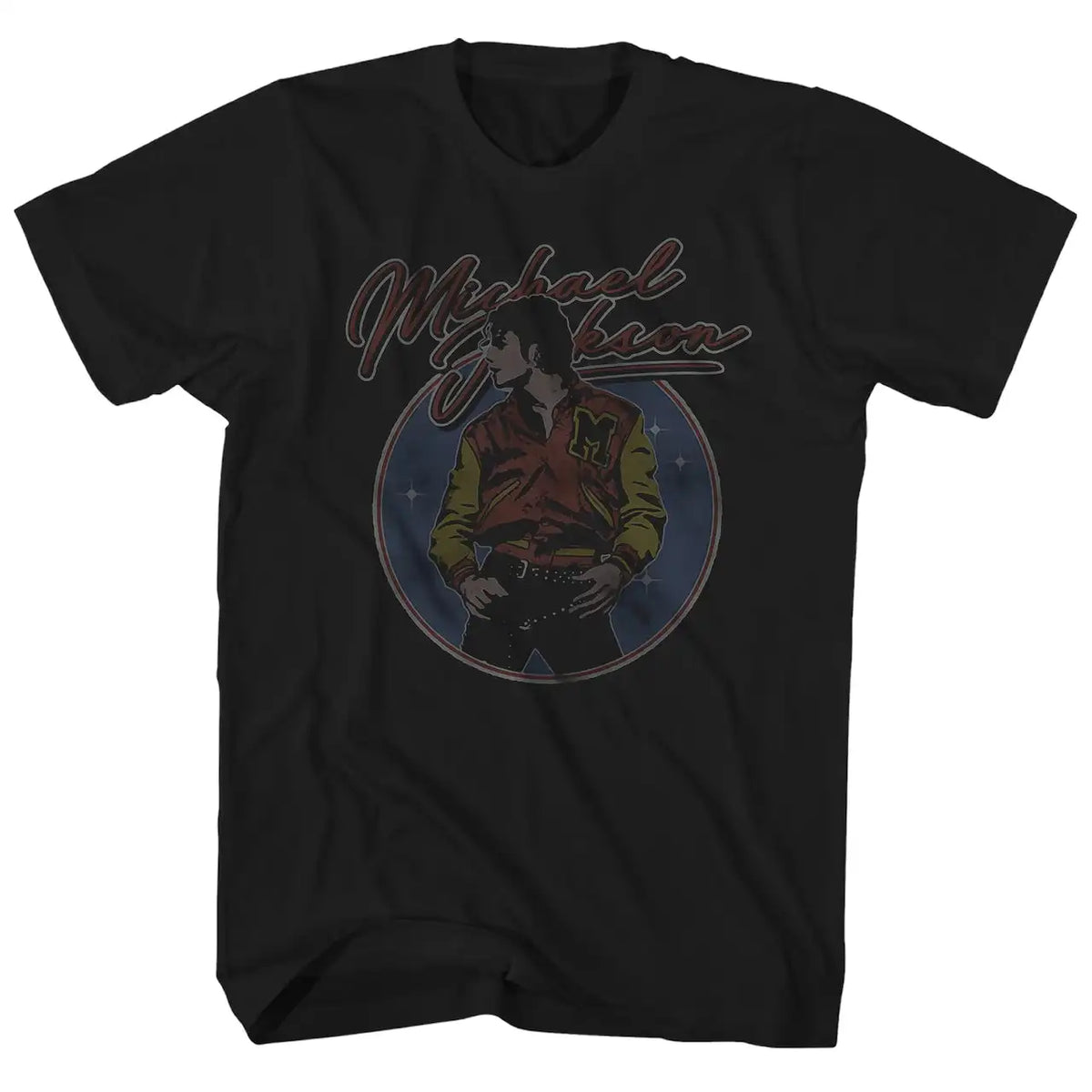 Michael Jackson Michael Jackson American Vintage High Street Trend Men's Oversize T-Shirt Mens Women's T Shirts