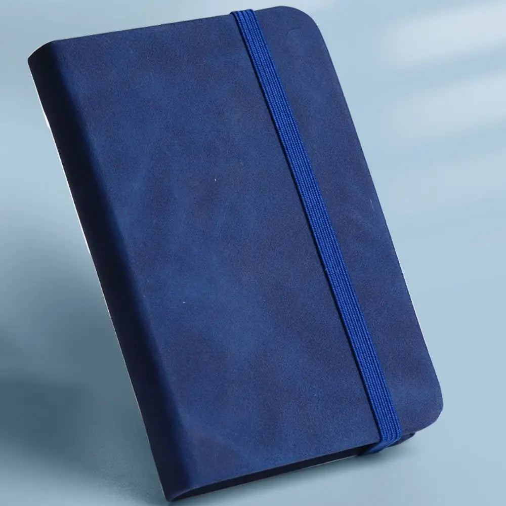 School Stationery Portable A7 Notebook Pocket Writing Paper Mini Notepad Memo Pad PU Cover Diary Book Office Supplies