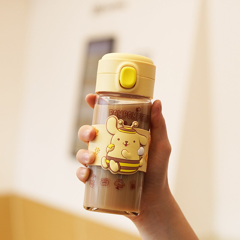 350ML Sanrio Cinnamoroll Anime Kuromi Melody Thermos Mug Cartoon Kawaii Sports Water Bottle Coffee Cup Kids Water Bottle Gift