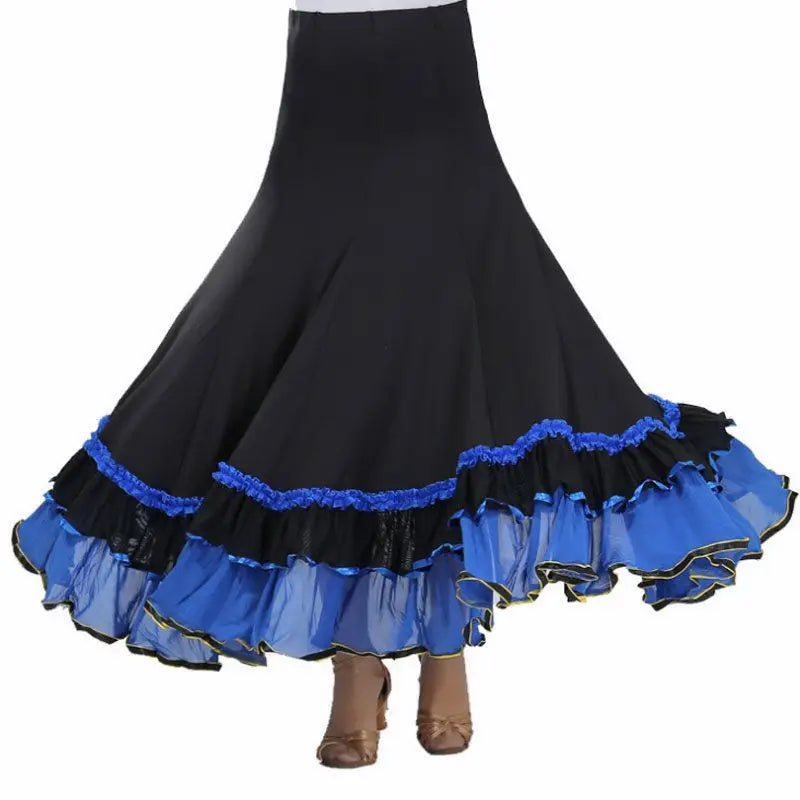 Flamenco Dress Spanish Dance Costume Classic Gypsy Dance Outfits for Women Swing Skirts Bullfight Ballroom Belly Performance