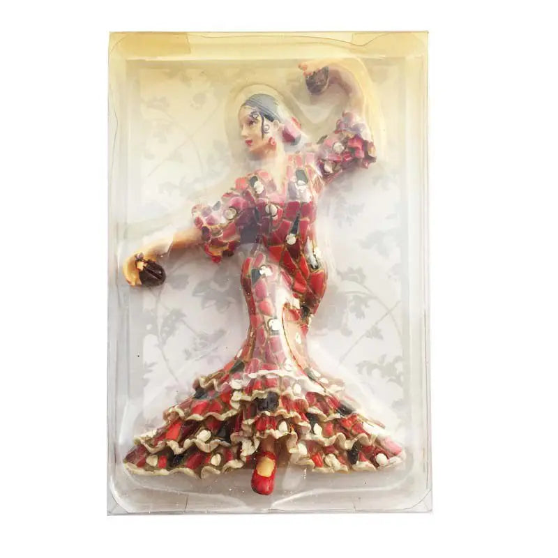 Spanish Fridge Magnets Flamenco Dancer MallorcaTourism Souvenir Decorative Arts Refrigerator Magnetic Stickers Home Decoration